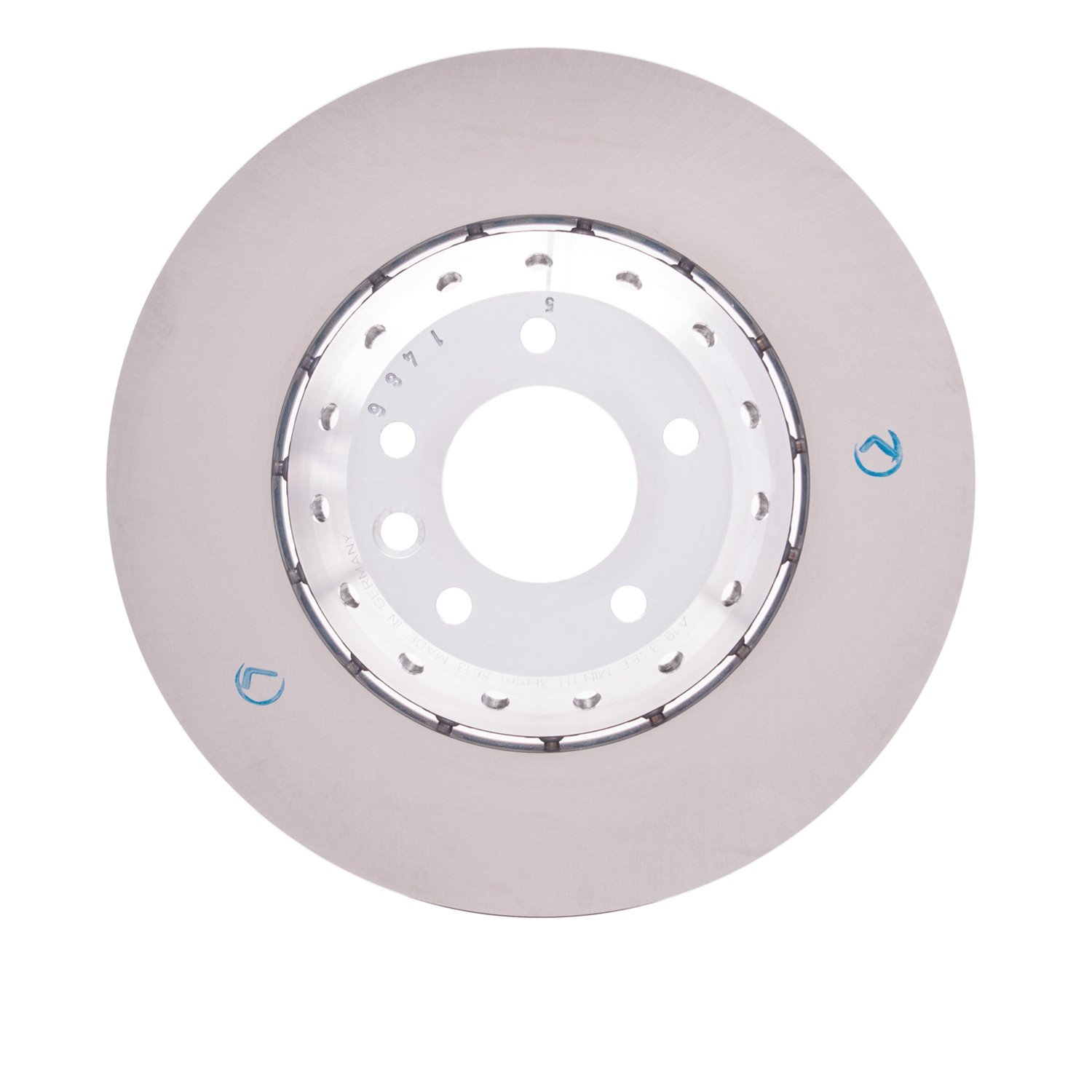 900-02099D GEOMET Hi-Carbon Alloy Brake Rotor [Coated], 2011-2018 Porsche, Position: Left Front