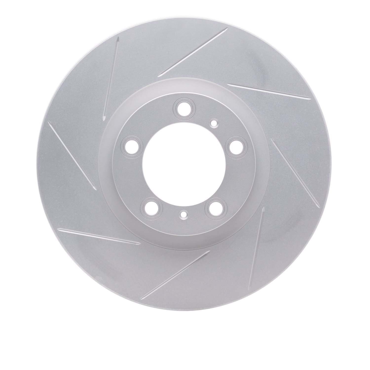 910-02056D GEOMET Slotted Hi-Carbon Alloy Brake Rotor [Coated], 2010-2013 Porsche, Position: Right Front