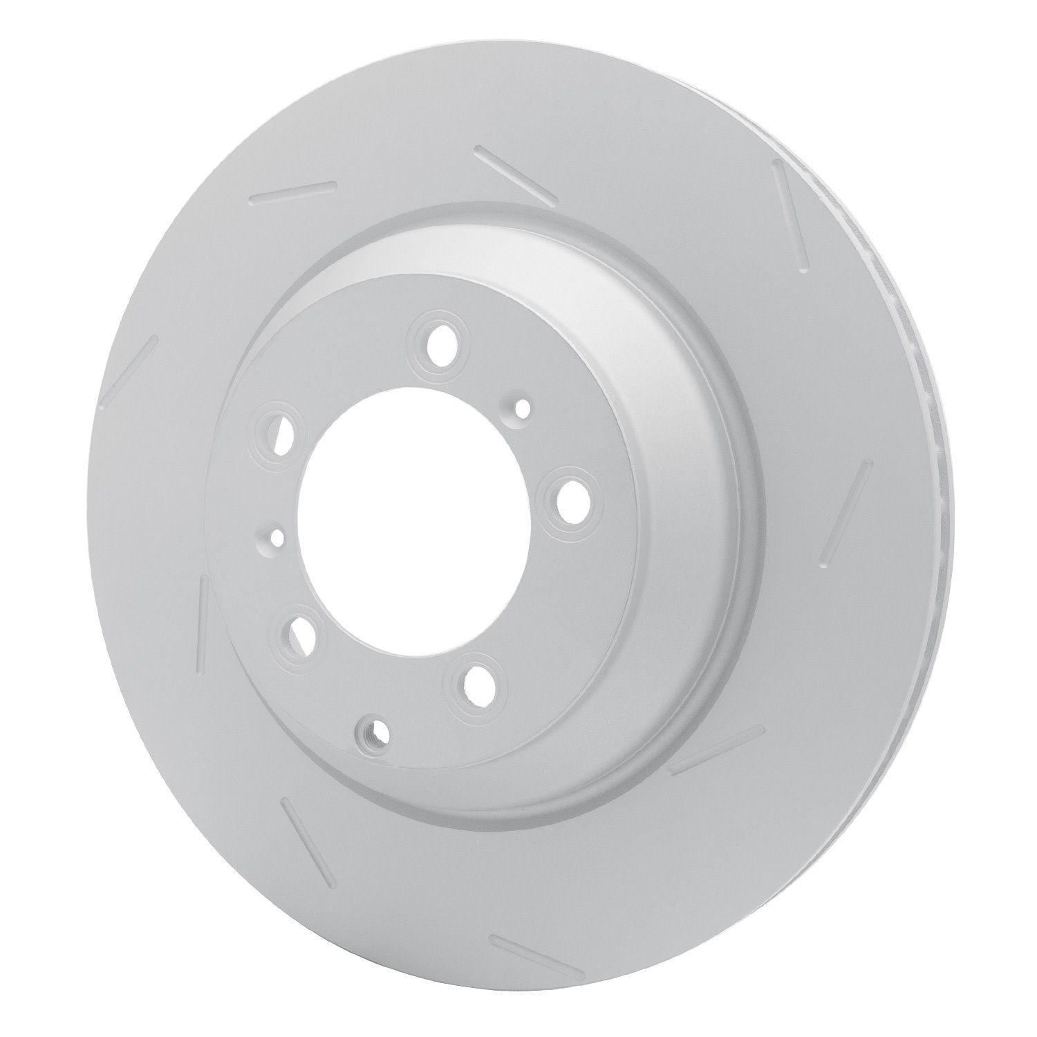 910-02138D GEOMET Slotted Hi-Carbon Alloy Brake Rotor [Coated], 2018-2021 Porsche, Position: Rear Left