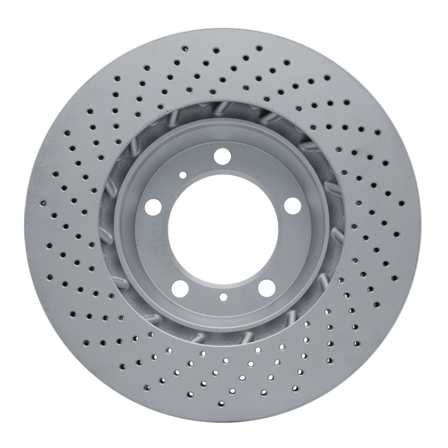 920-02035D GEOMET Drilled Hi-Carbon Alloy Brake Rotor [Coated], Fits Select Porsche, Position: Right Front