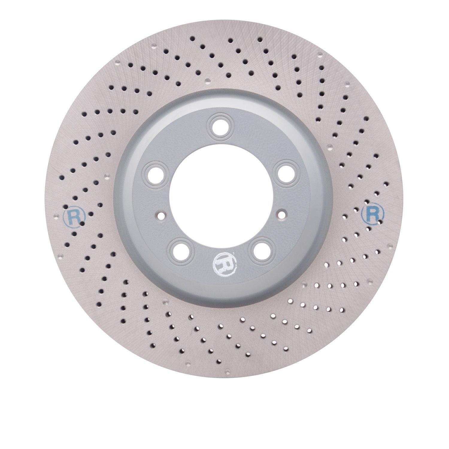 920-02046D GEOMET Drilled Hi-Carbon Alloy Brake Rotor [Coated], 2007-2013 Porsche, Position: Right Front