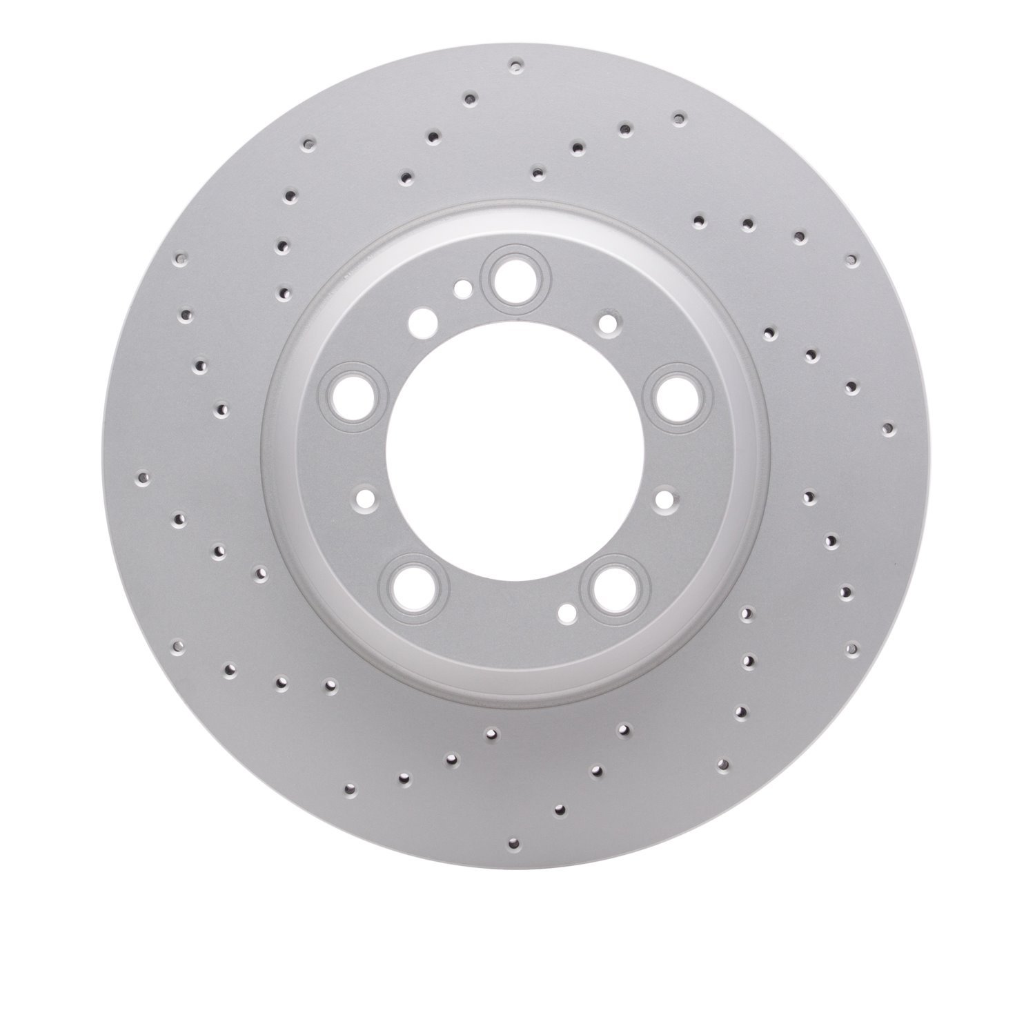 920-02066D GEOMET Drilled Hi-Carbon Alloy Brake Rotor [Coated], 1999-2021 Porsche, Position: Rear Right