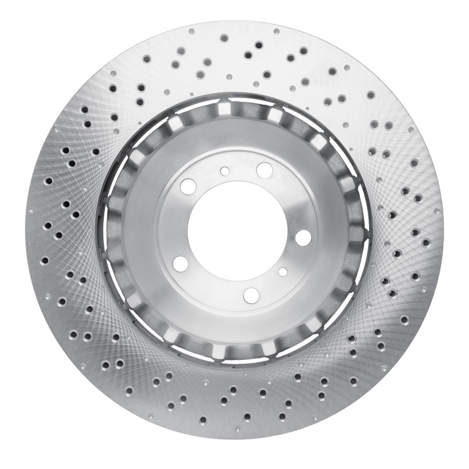 920-02087DA GEOMET Drilled Hi-Carbon Alloy Brake Rotor [Coated], Fits Select Porsche, Position: Right Front