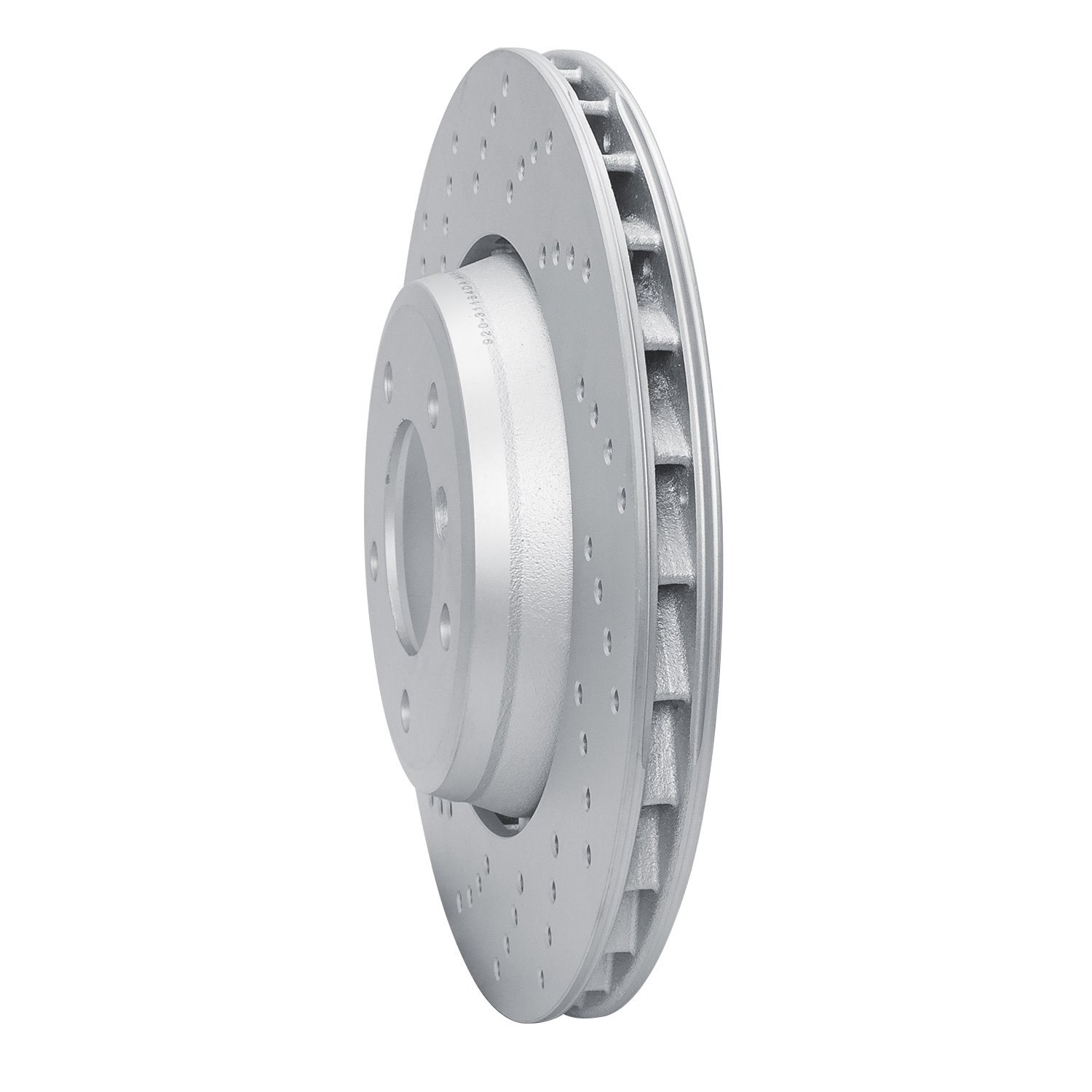 920-31164DA GEOMET Drilled Hi-Carbon Alloy Brake Rotor [Coated], 2001-2008 BMW, Position: Left Front