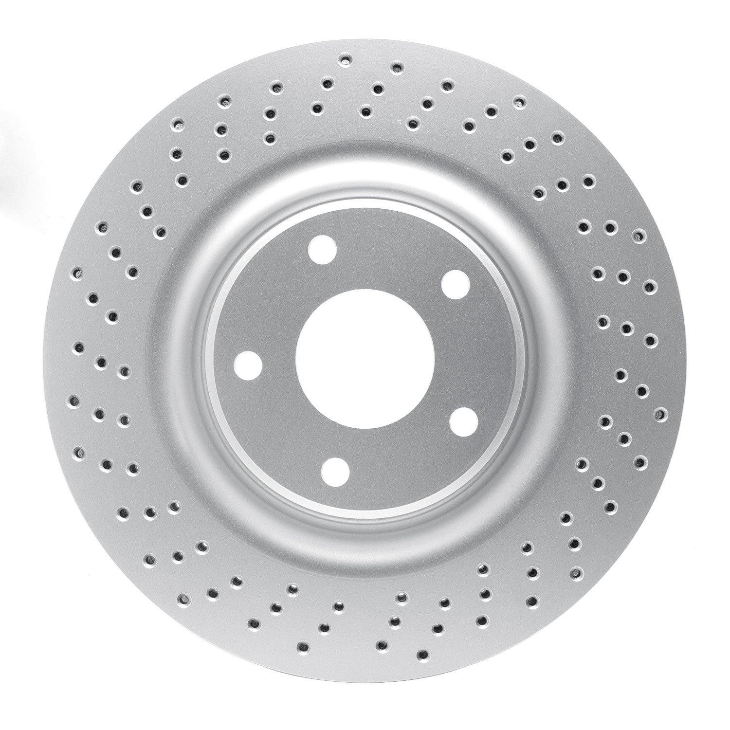 920-46019 GEOMET Drilled Hi-Carbon Alloy Brake Rotor [Coated], 2005-2013 GM, Position: Front