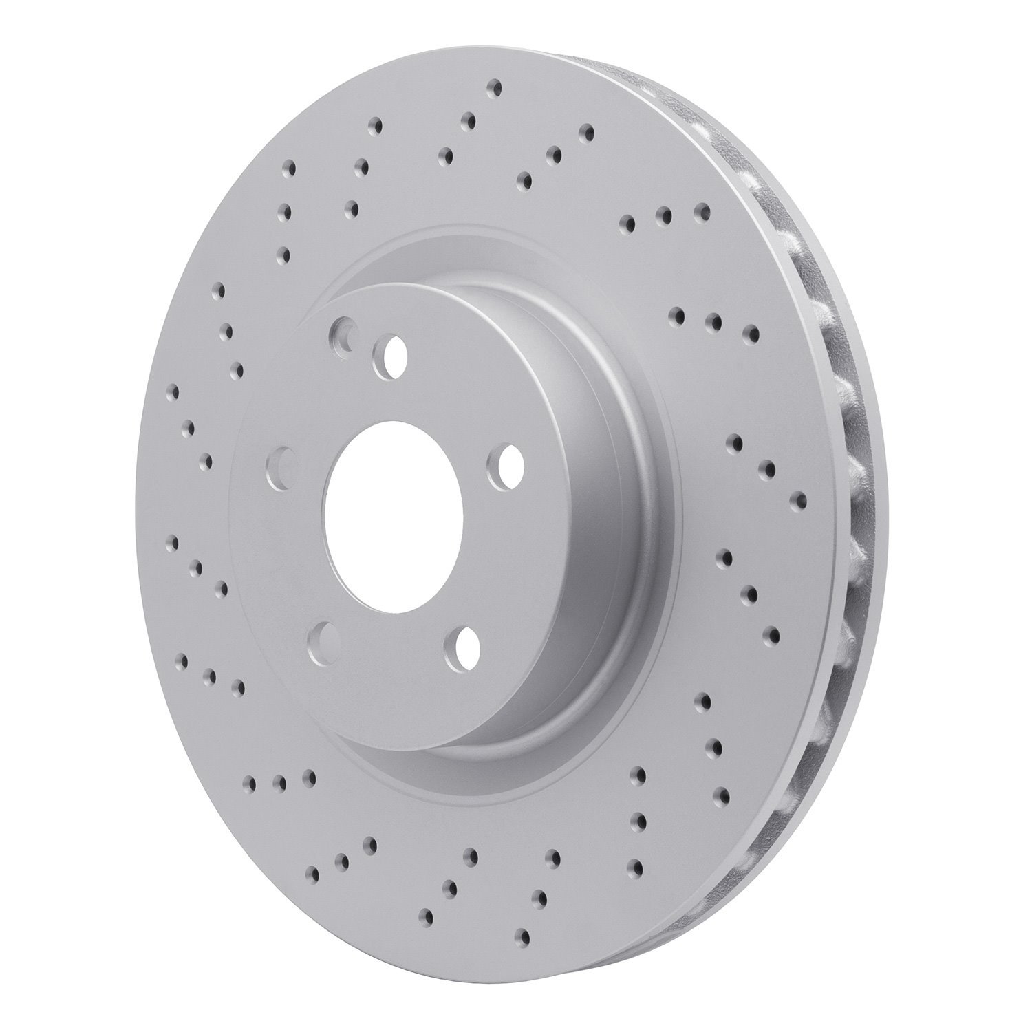 920-63079 GEOMET Drilled Hi-Carbon Alloy Brake Rotor [Coated], 2007-2013 Mercedes-Benz, Position: Front