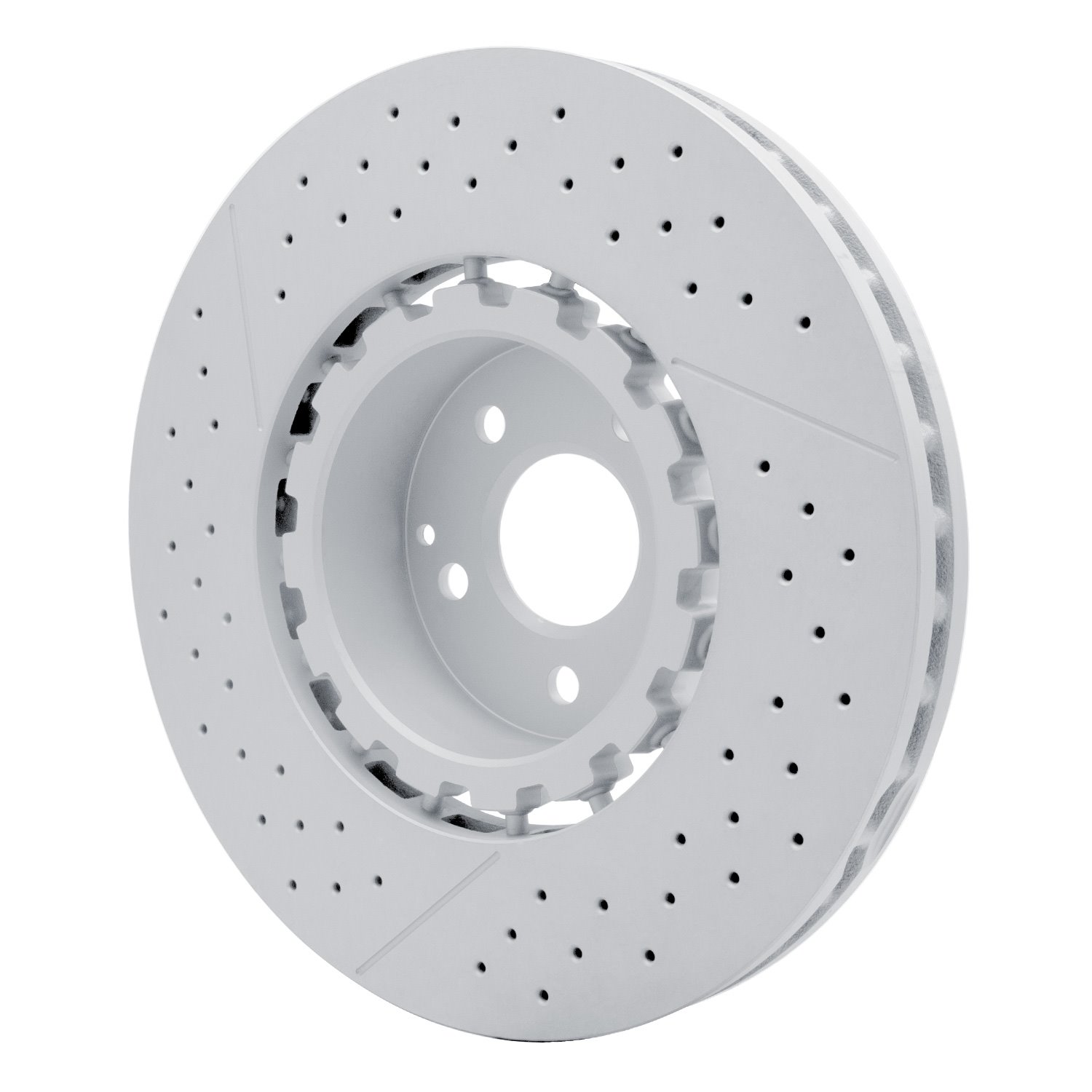 930-63083A GEOMET Drilled/Slotted Hi-Carbon Alloy Brake Rotor [Coated], Fits Select Mercedes-Benz, Position: Front