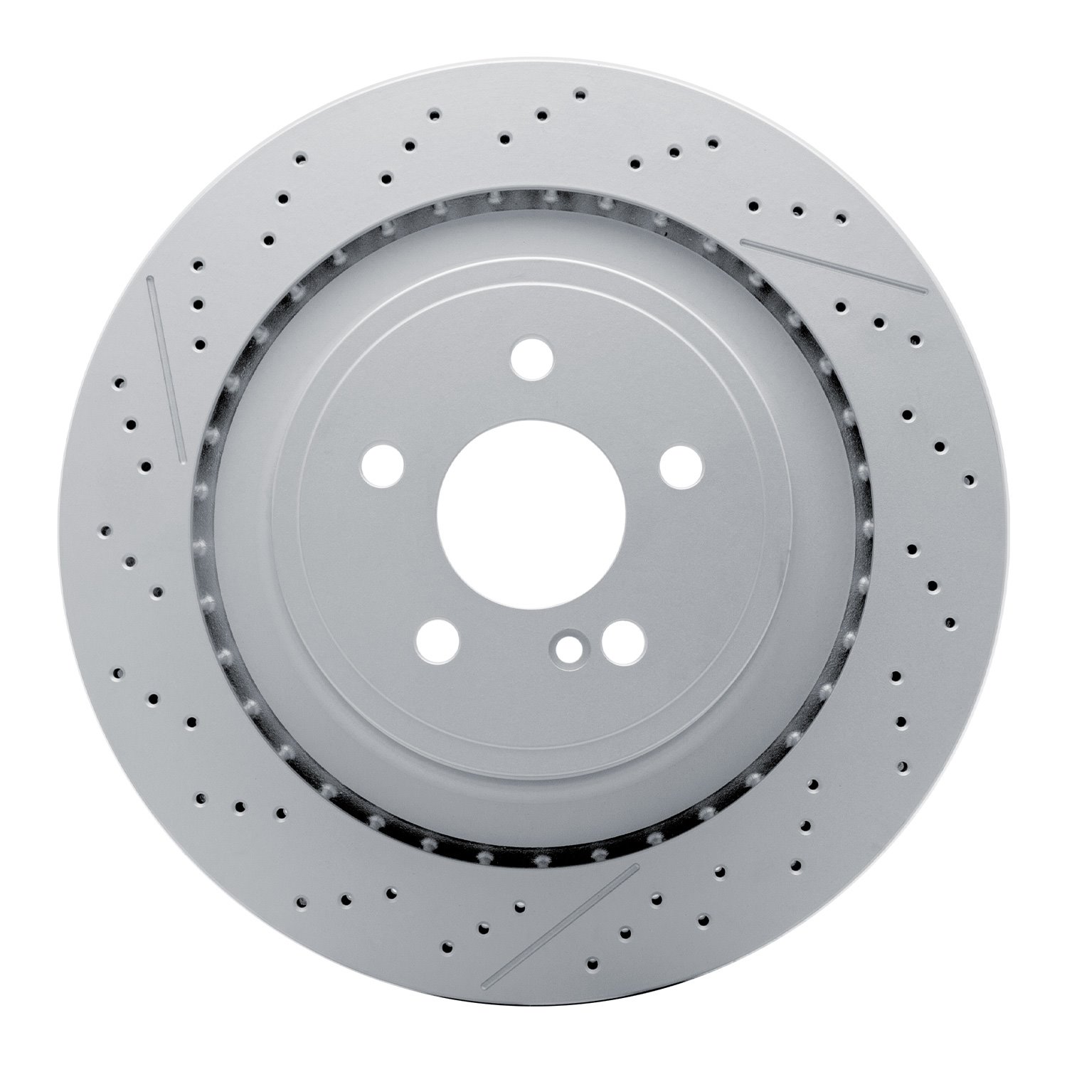 930-63094 GEOMET Drilled/Slotted Hi-Carbon Alloy Brake Rotor [Coated], 2010-2018 Mercedes-Benz, Position: Rear