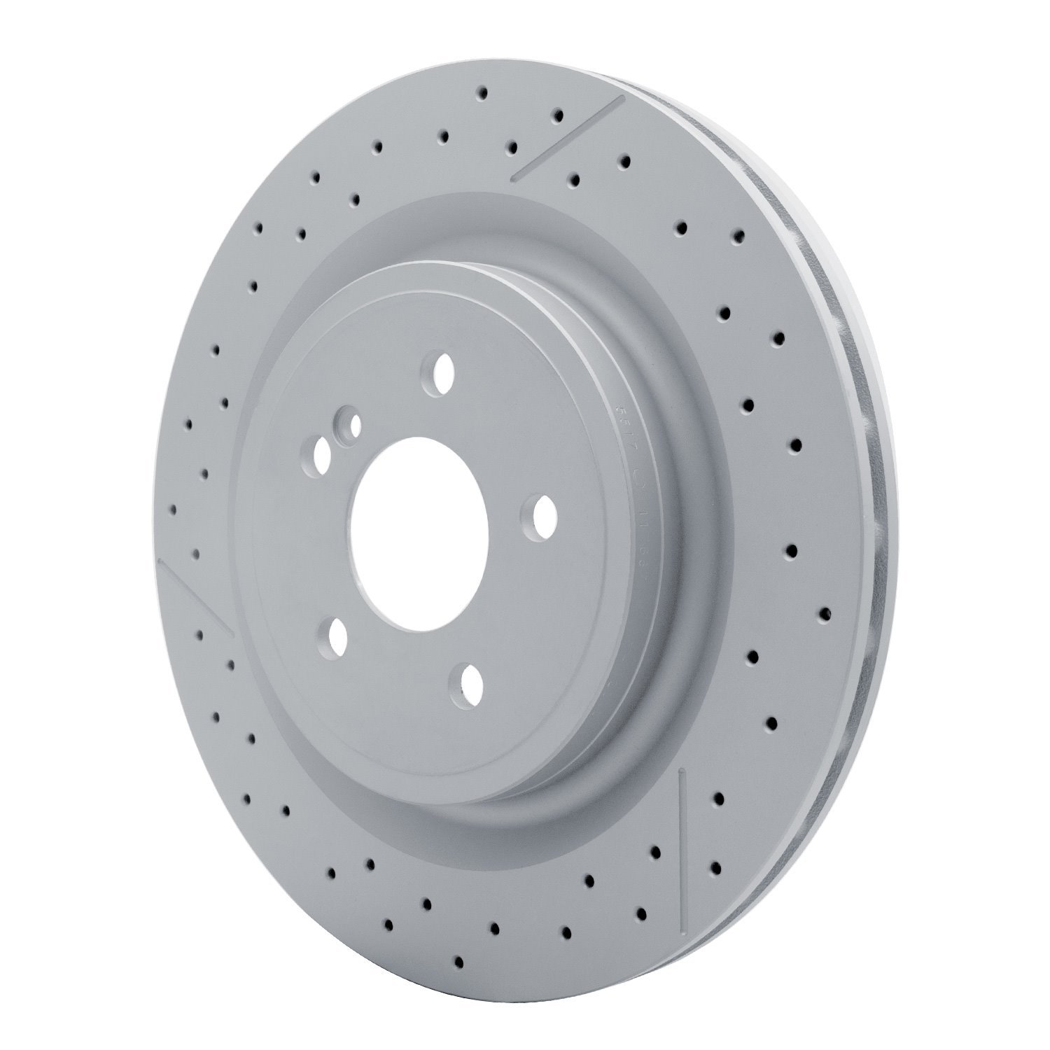 GEOMET Drilled/Slotted Hi-Carbon Alloy Brake Rotor [Coated],