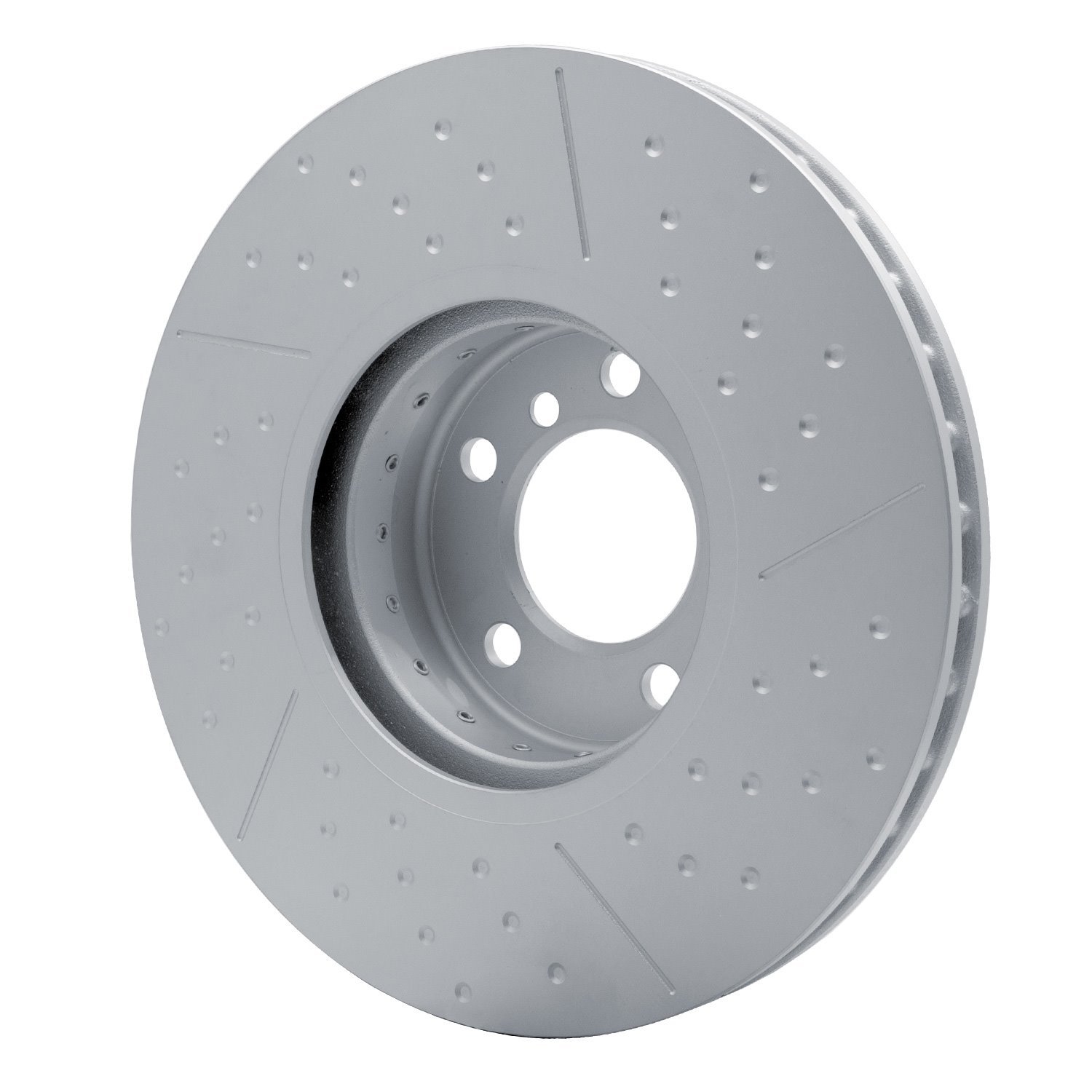 940-31108A GEOMET Dimpled & Slotted Hi-Carbon Alloy Brake Rotor [Coated], 2012-2021 BMW, Position: Front
