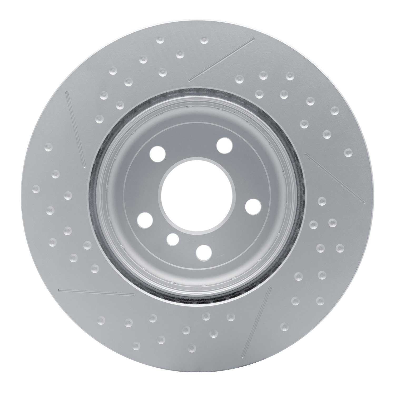 940-31114A GEOMET Dimpled & Slotted Hi-Carbon Alloy Brake Rotor [Coated], 2013-2021 BMW, Position: Rear