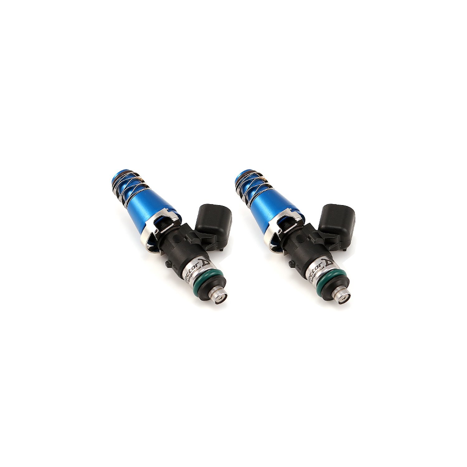 1050.11.03.60.11.2 1050cc Fuel Injector Set, 11 mm (Blue) Adaptors, 204 / 14 mm Lower O-Rings