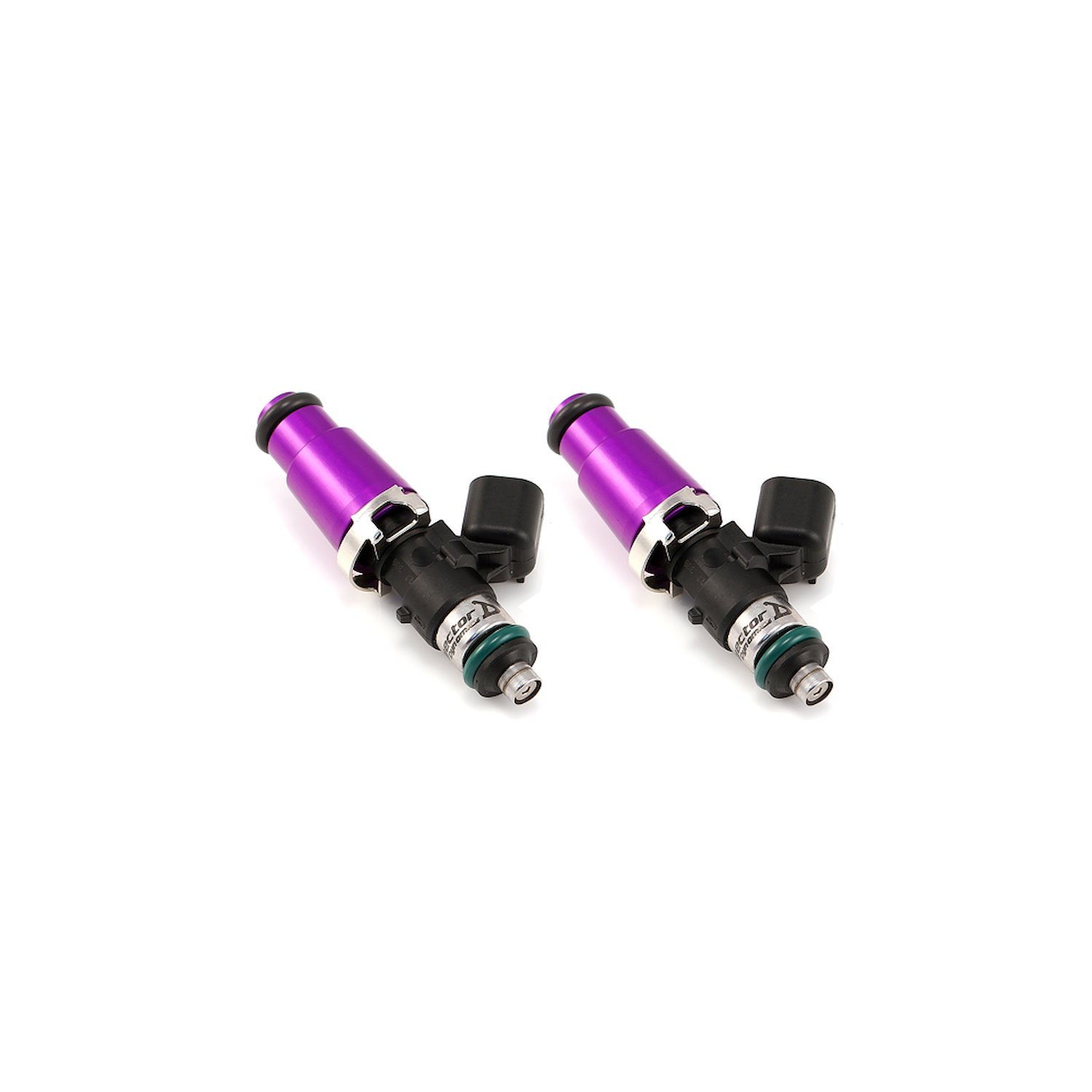 1050.11.06.60.14.2 1050cc Fuel Injector Set, 14 mm (Purple) Adaptors -204 / 14 mm Lower O-Rings