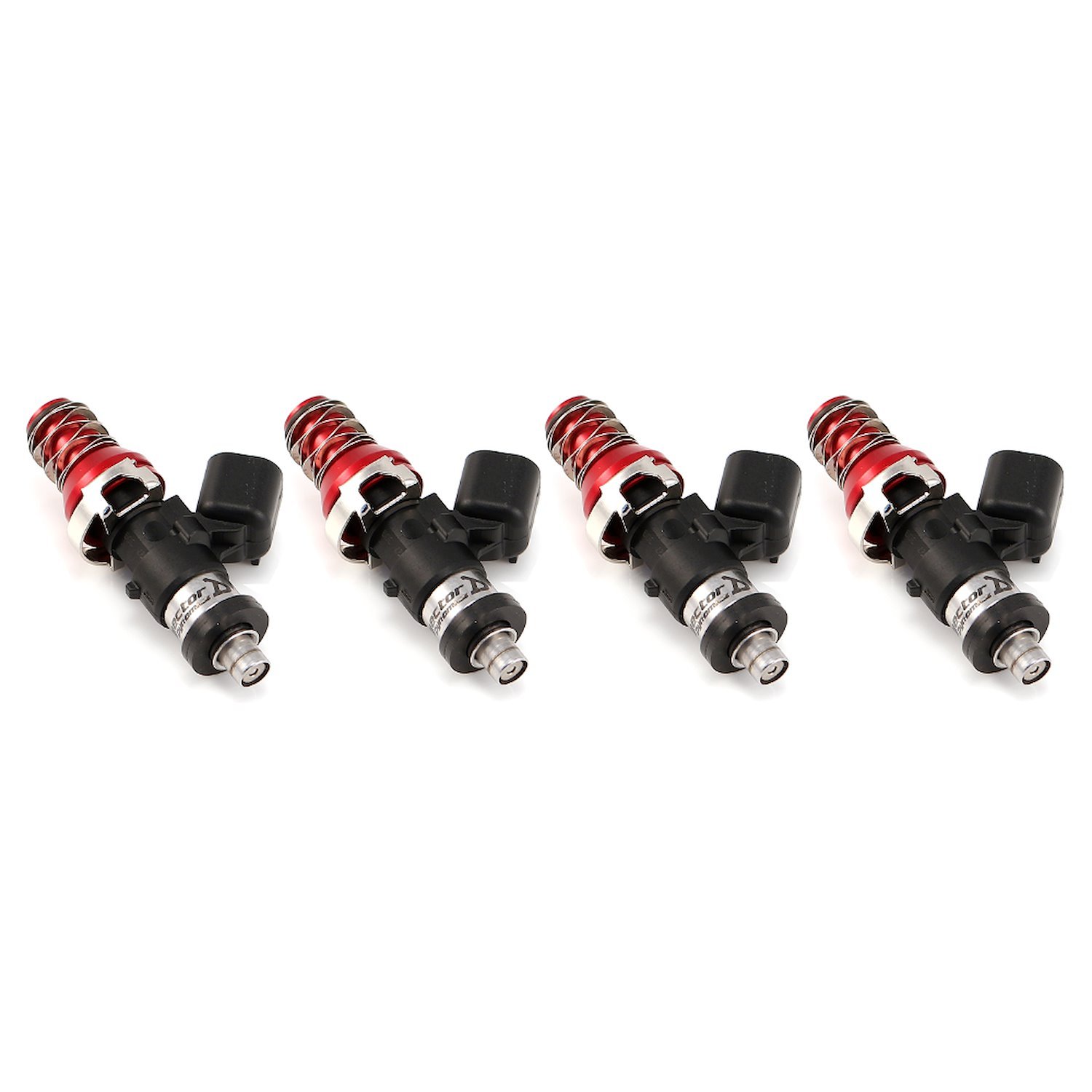1050.19.01.48.11.4 1050cc Fuel Injector Set, 11 mm Top Adapter (Red), Denso Lower Cushions