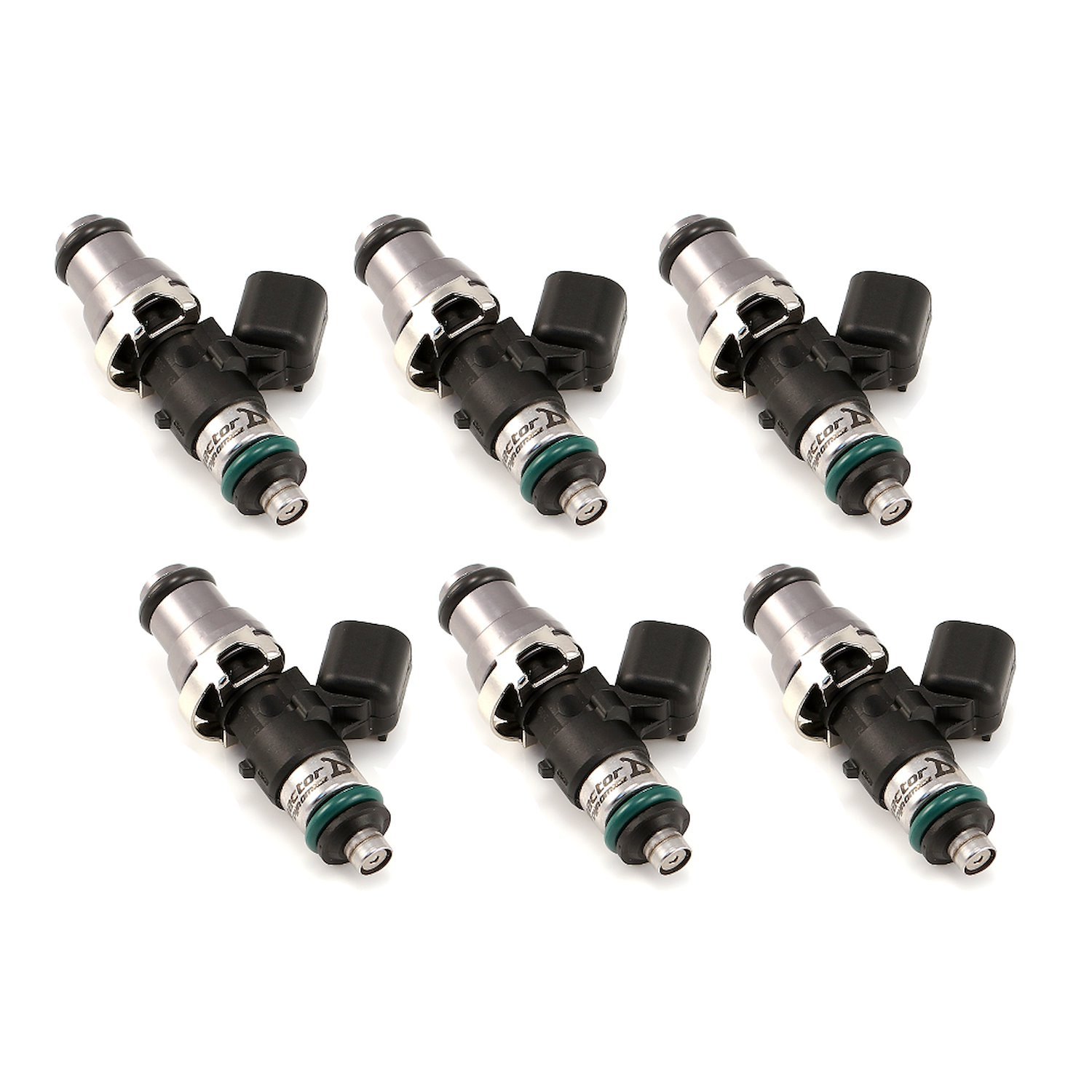 1050.48.14.14.6 1050cc Fuel Injector Set, (Grey) Adaptor Top