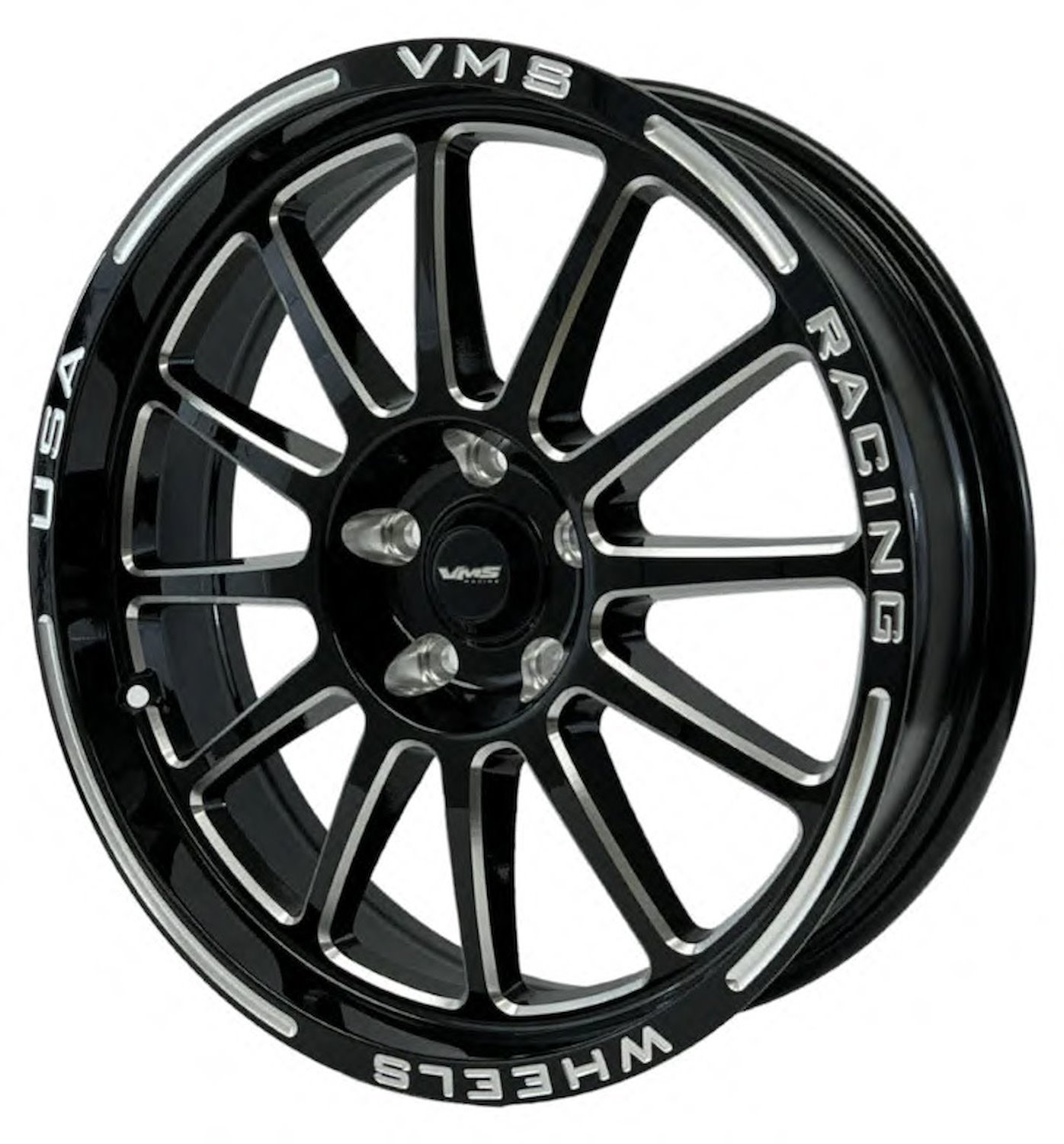 VWBH022 Black Hawk Wheel, Size: 18" x 5", Bolt Pattern: 5 x 115 mm [Finish: Gloss Black Milled]