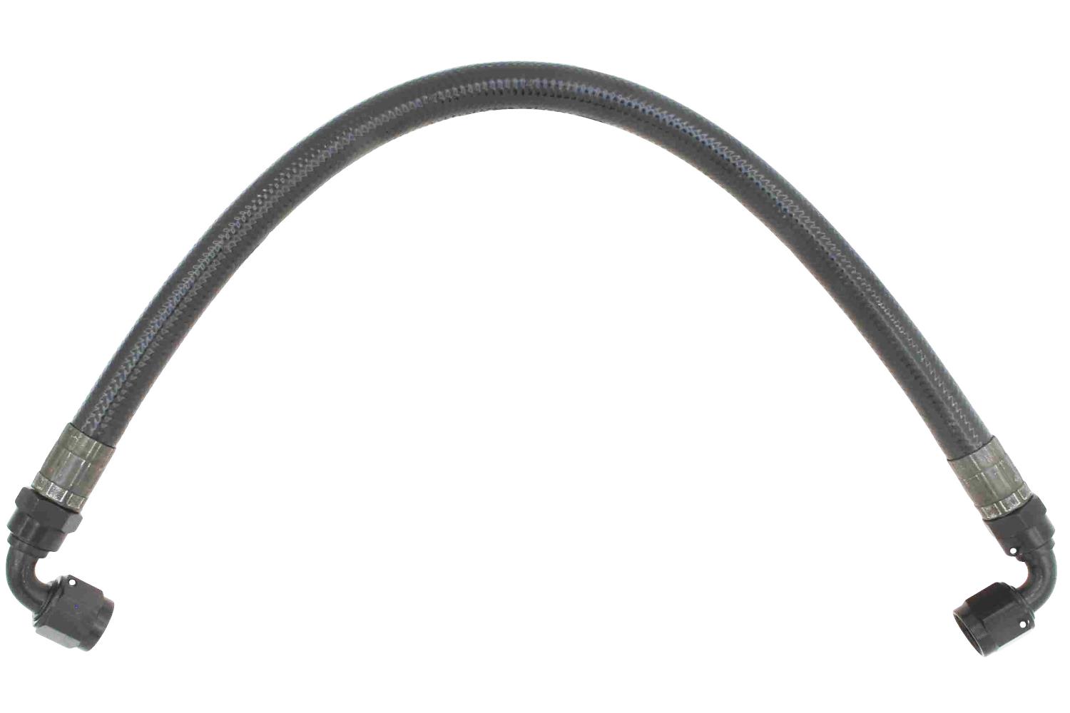 ICT Billet 551082-HPH18: Universal Power Steering Hose Assembly, High-Pressure, Working Pressure Rating: 2500 PSI, Fitting Size: -6AN  Female, Fitting Angle: 90-Degree, Length: 18 in., PTFE Braided Hose