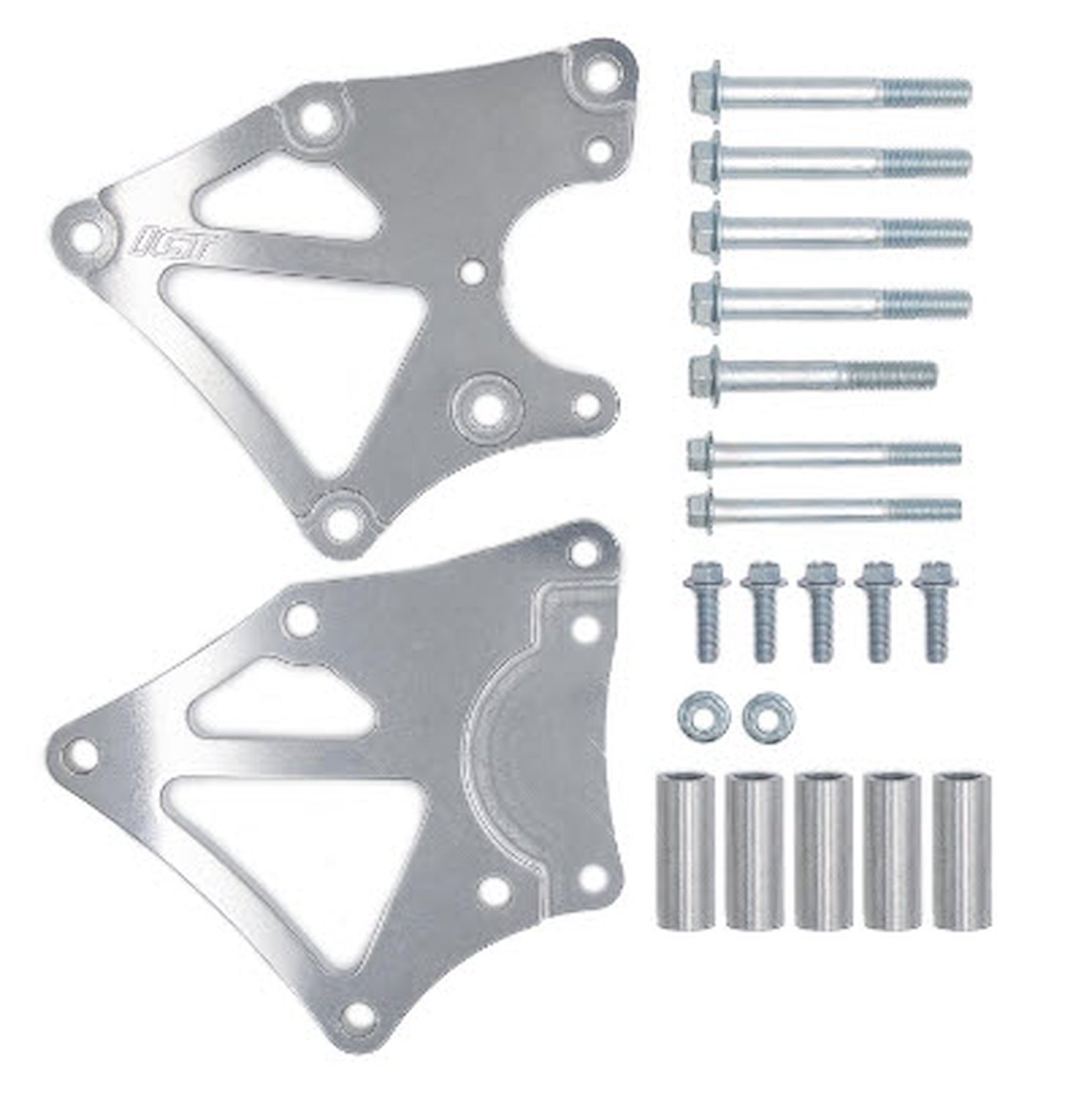 551193LS0-1 Saginaw Type-2 Power Steering Pump Bracket Kit for 1997-2013 GM Gen III/IV LS Engines w/Corvette Crank Spacing