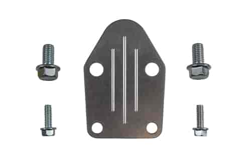 Fuel Pump Block-Off Plate for Small Block Chevy