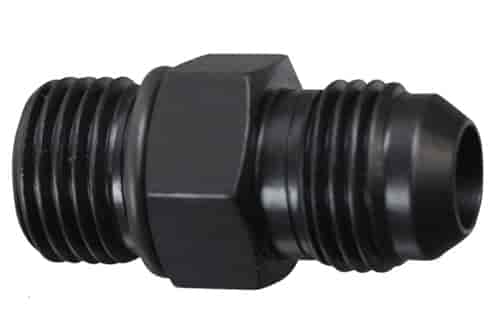 F06AN060R Adapter Fitting -06 AN Flare to -06 AN O-Ring Base [Black]