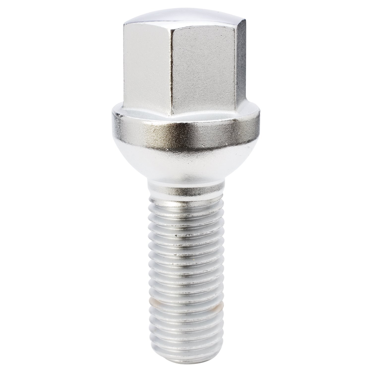 18172 Lug Bolt, Ball Seat R12, 17 mm, 12 mm x 1.50, Chrome, 28 mm