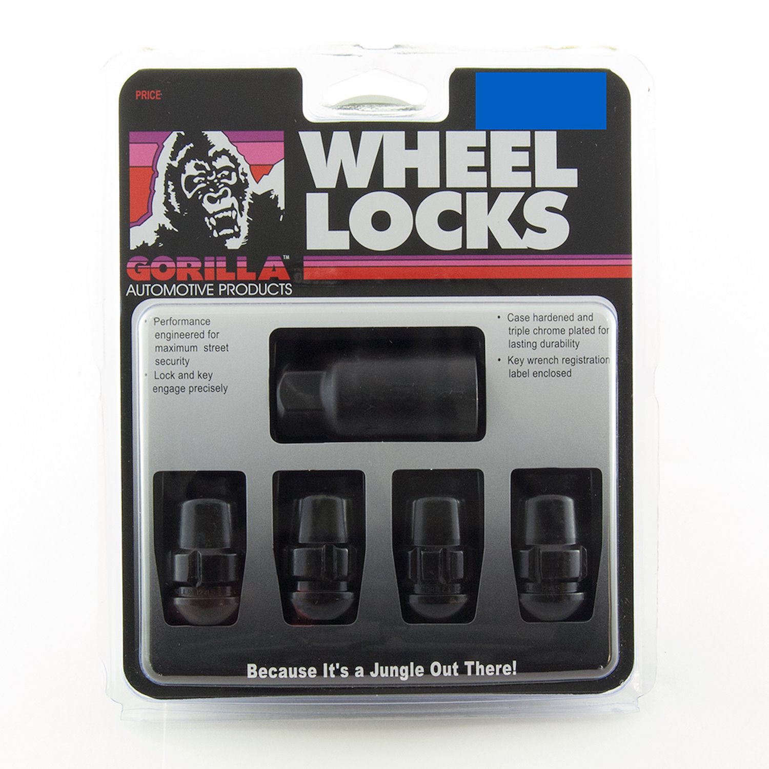 38431XLBC Gorilla Lock Wheel Lock, Honda XL, 12 mm x 1.50, Black