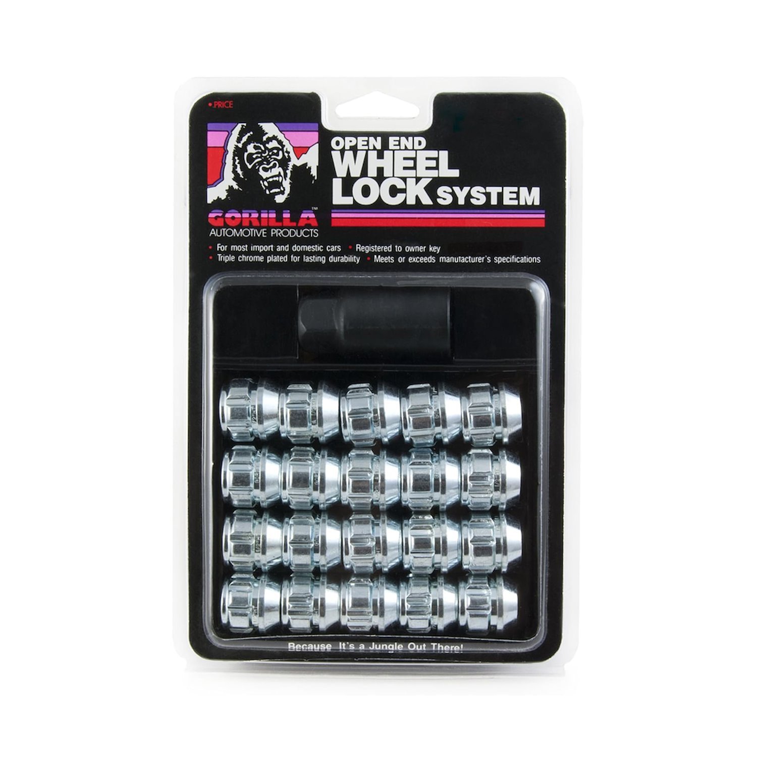 78603N System Lock, 5-Lug 14 mm x 2.00 Acorn OE, Zinc