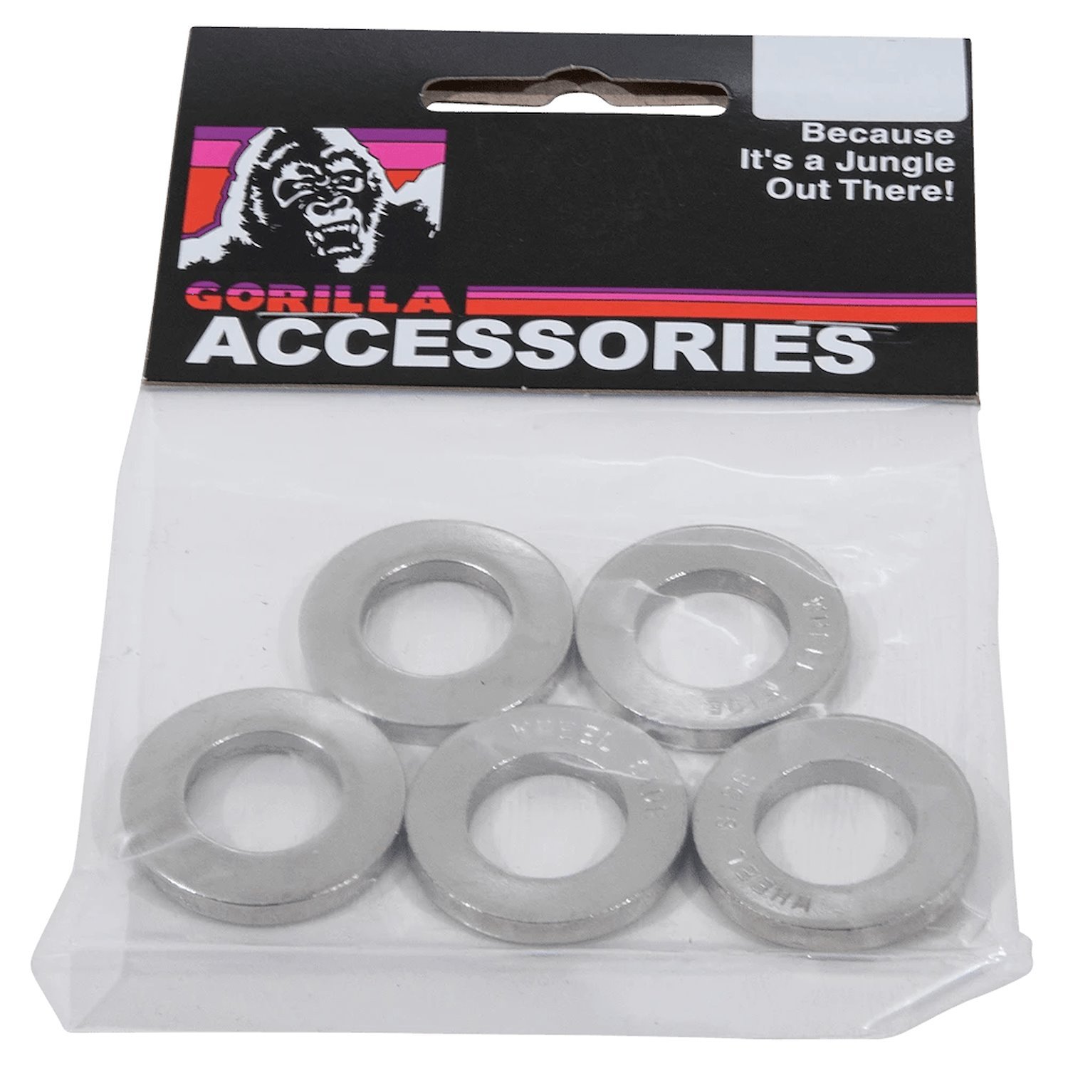 79912B Washer Cragar Center, Chrome, Set of 5