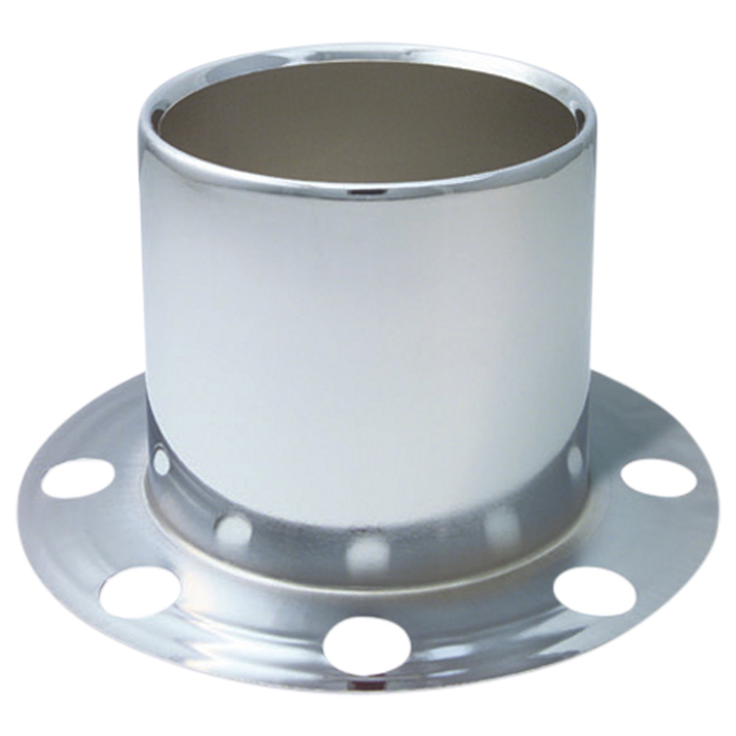 HC230 Hub Cover, 4.9" I.D., Open-End, Derby, Chrome