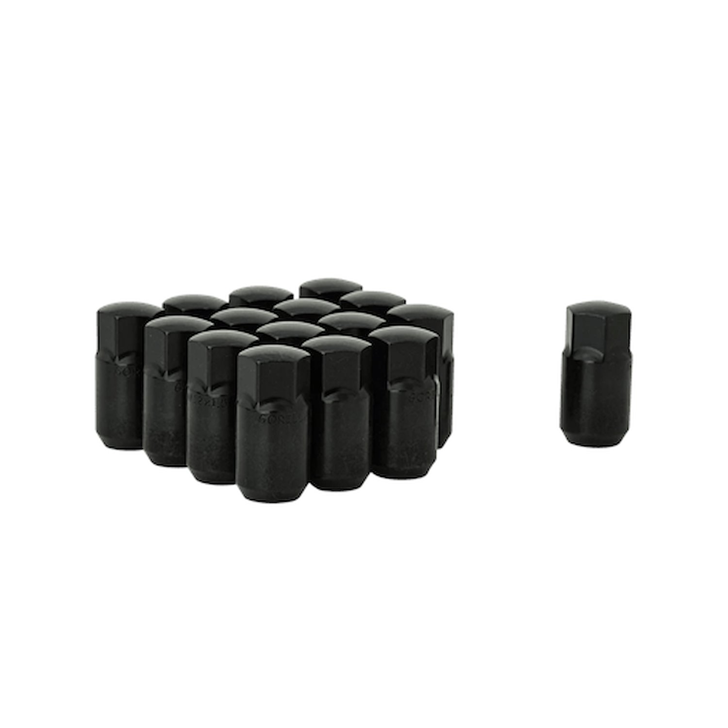 K4XTS-12150B 4-Lug 17 mm Ext Hex Short 12 mm x 1.50, Black