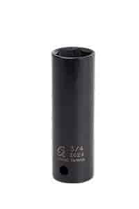 3/4" Extra Thin Wall Deep Impact Socket 1/2" Drive