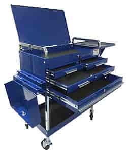 Deluxe Service Cart Blue