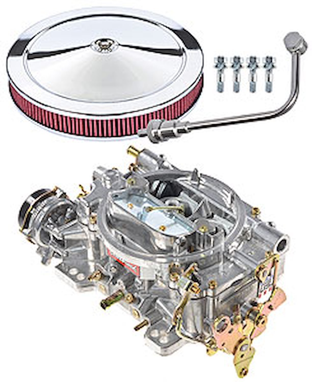 Performer Series 500 CFM Chrome Electric Choke Carburetor Kit