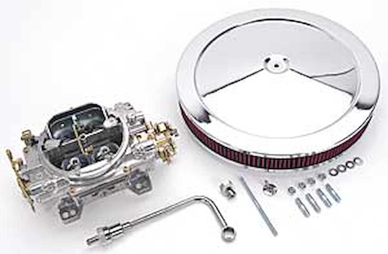 Performer Series 600 CFM Chrome Manual Choke Carburetor Kit