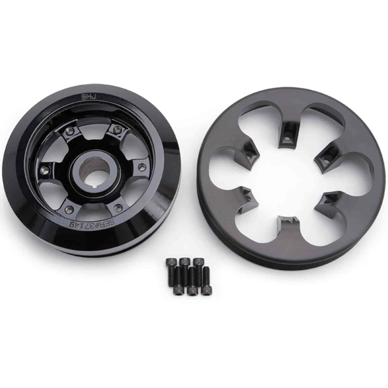 Edelbrock 15819: E-Force Overdrive Harmonic Damper/Pulley for Ford 5.0L  Coyote JEGS