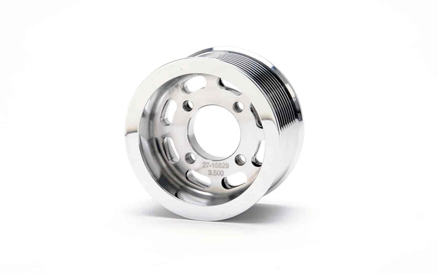 E-Force Supercharger 10 Rib Polished Pulley with 3.50" Diameter