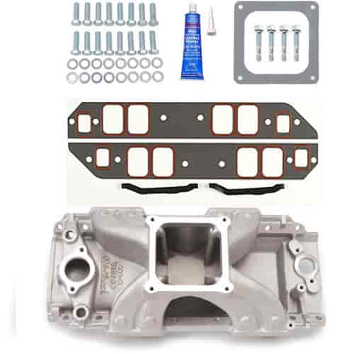 Victor 454-TD Intake Manifold Kit Big Block Chevy with rectangular port heads