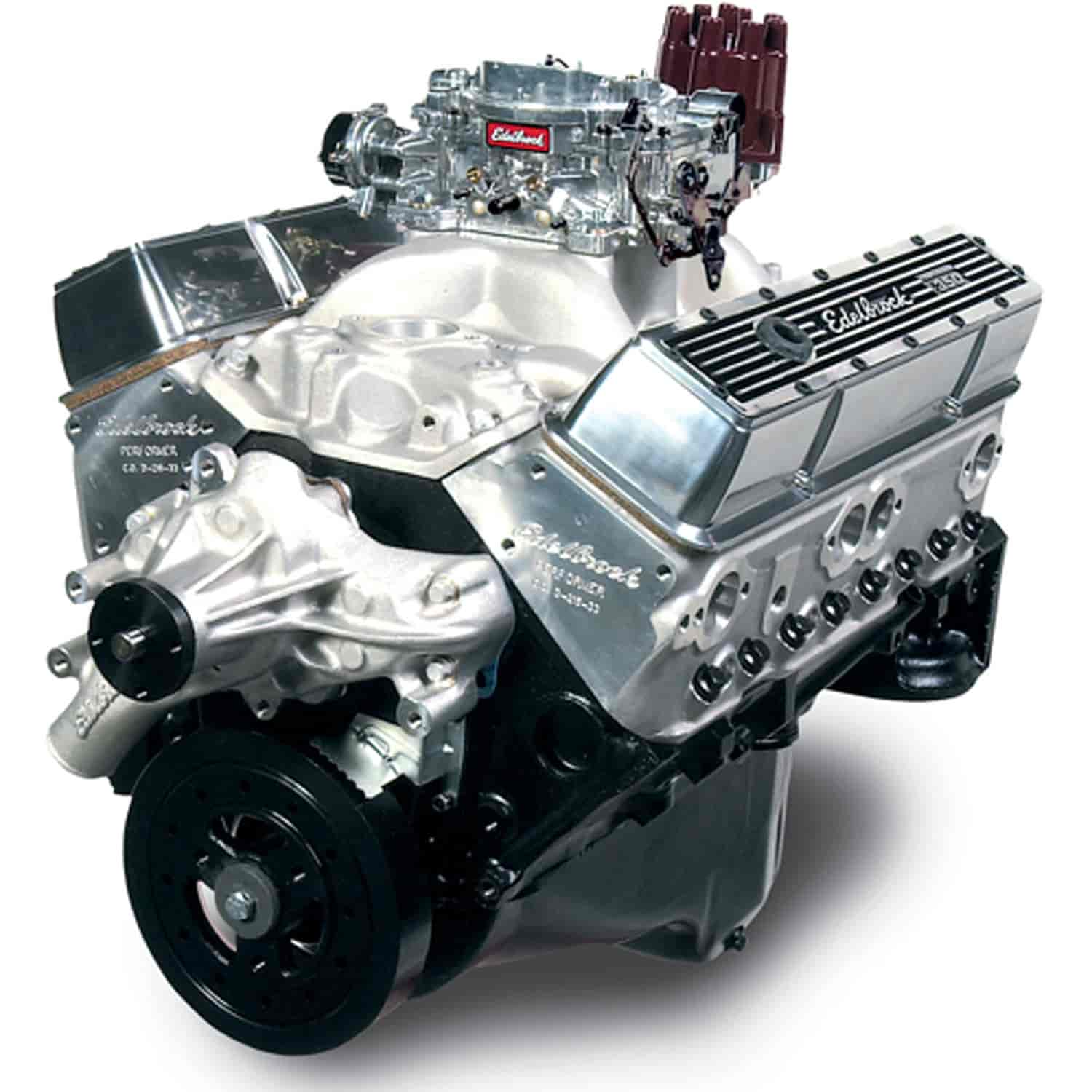 Performer SBC 350ci / 320hp Crate Engine, Satin Finish, Short Water Pump