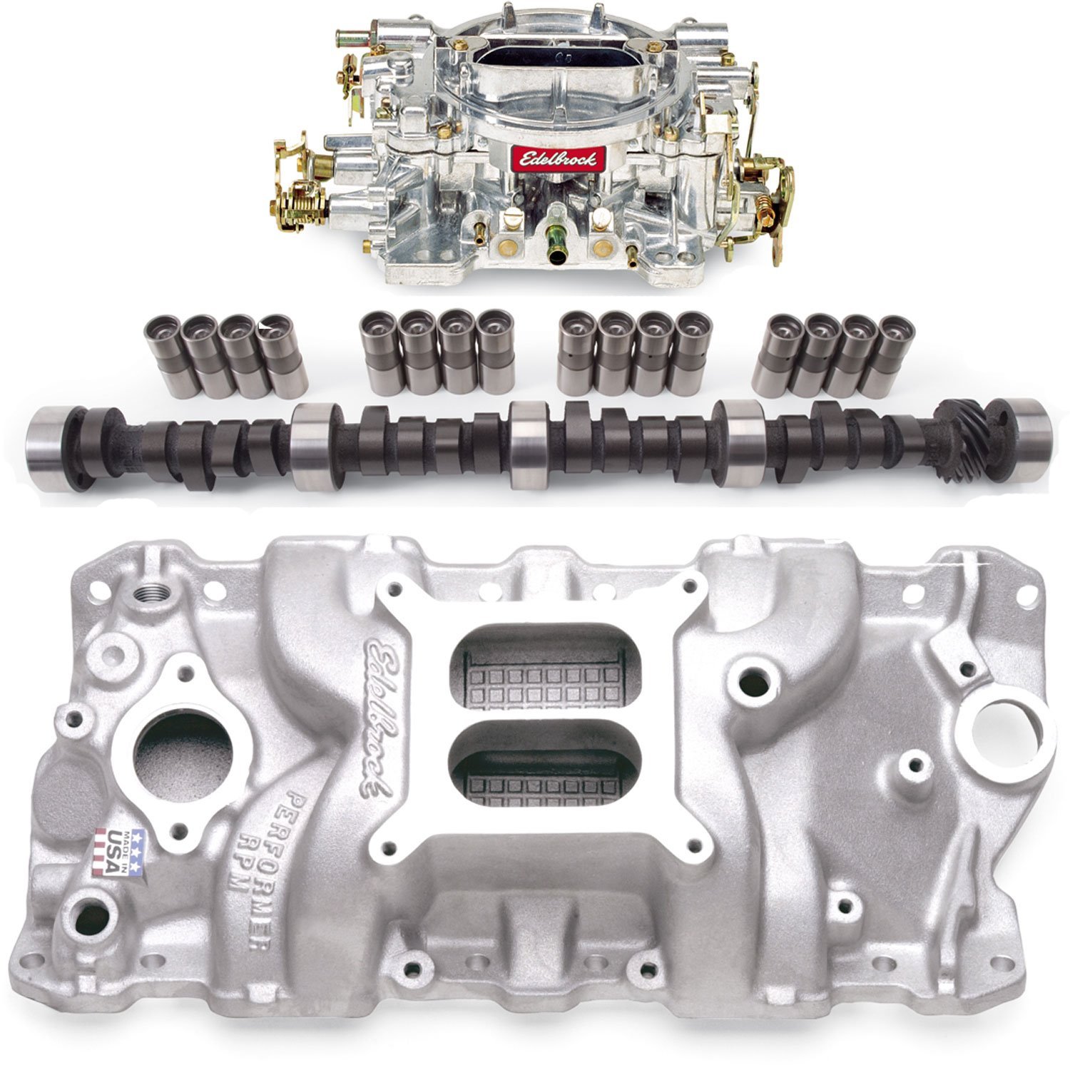 Performer RPM Power Package 1955-86 Small Block Chevy 262-400 Includes: