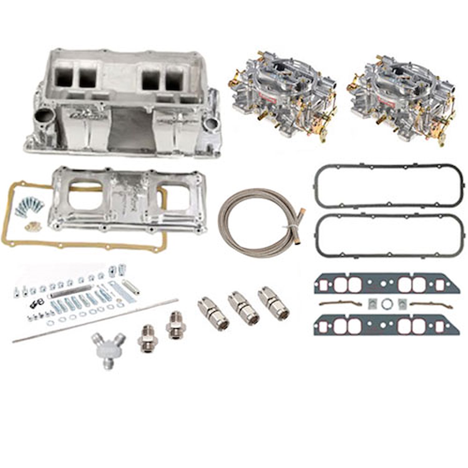 Big Block Chevy Tunnel Ram Kit Includes: Intake Manifold