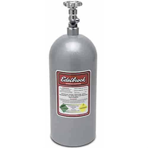 Nitrous Bottle 1.3 lb. in Silver Powder Coated Finish