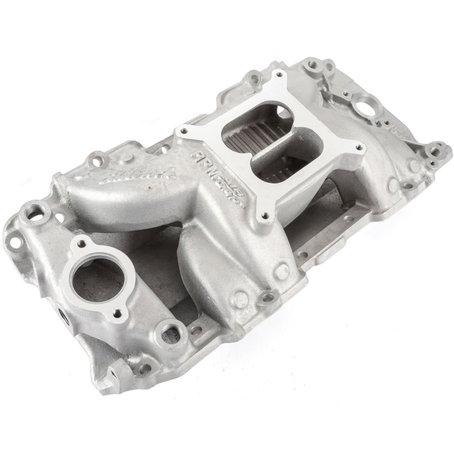 7562 RPM Air-Gap 2-R Intake Manifold with Rectangular Port Cylinder Heads for Big Block Chevy 396-502