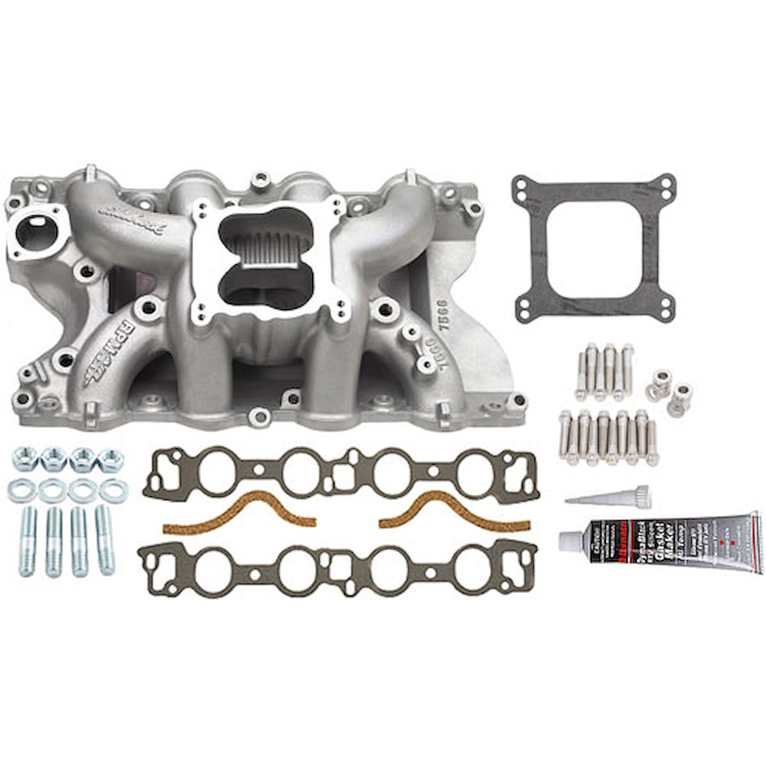 Edelbrock 7566K: RPM Air-Gap 460 Ford Intake Manifold with Installation Kit  - JEGS High Performance