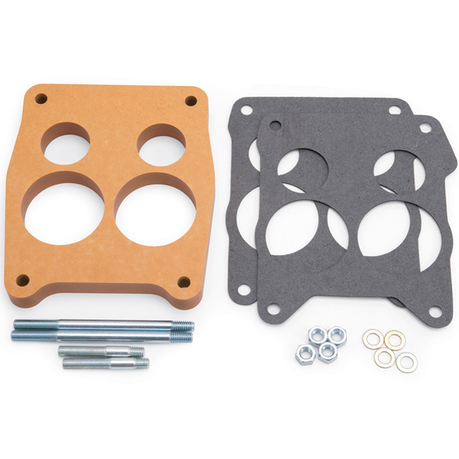 JEGS 15420: Carburetor Spacer Tapered Phenolic 4150 4-Hole - JEGS