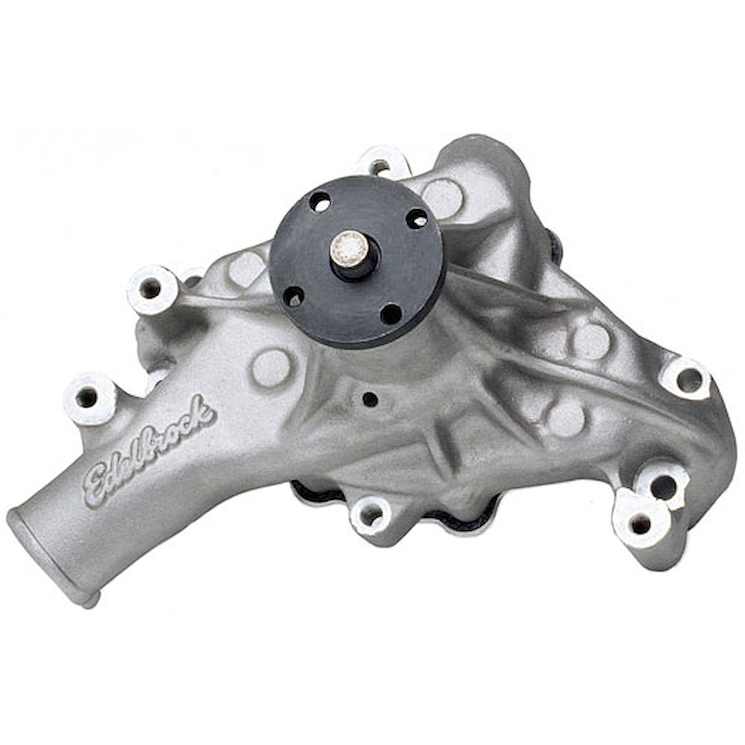 Victor Series Satin Aluminum Water Pump for 1969-1987 Small Block Chevy and 90° V6