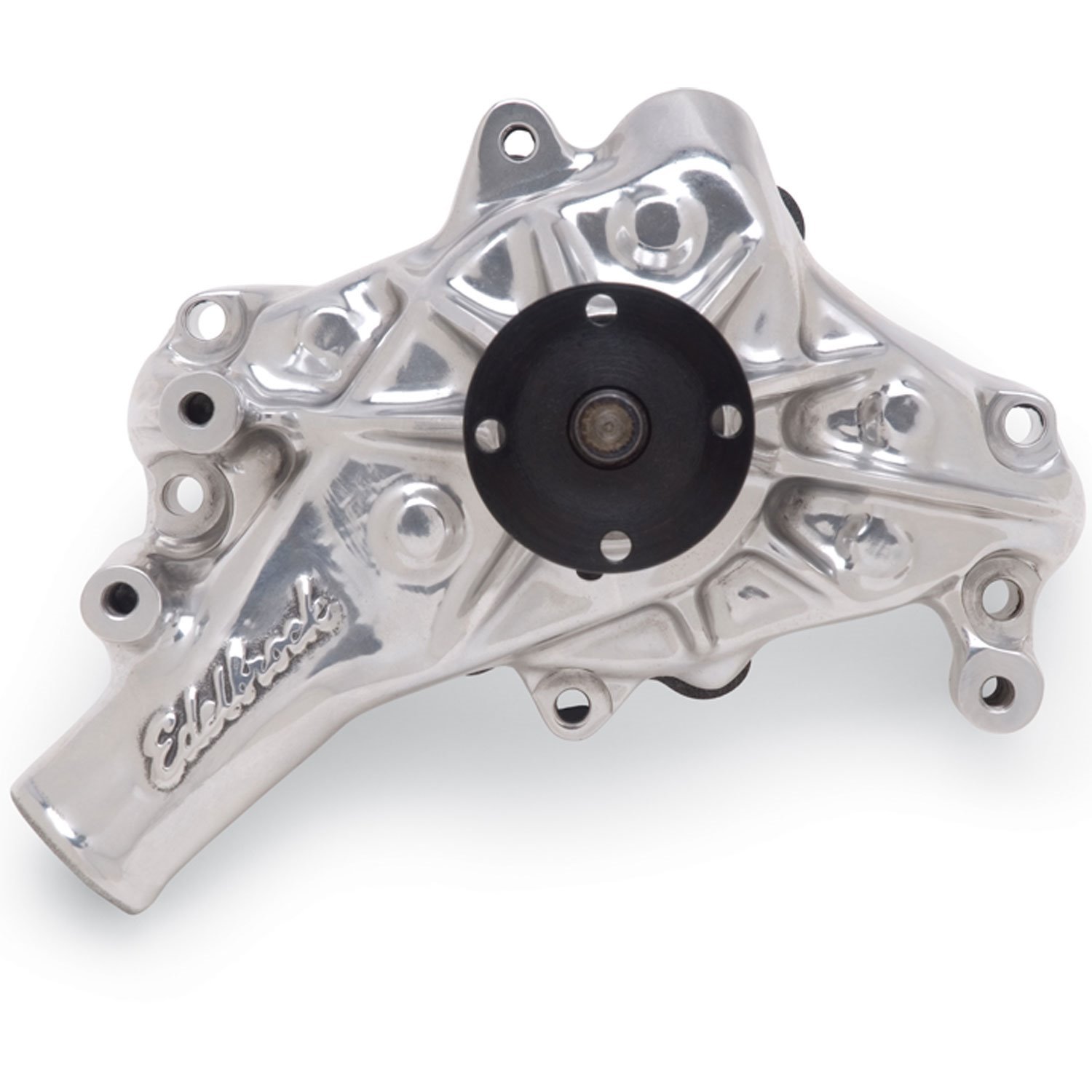 Victor Series Polished Aluminum Water Pump for 1969-1987 Small Block Chevy and 90° V6