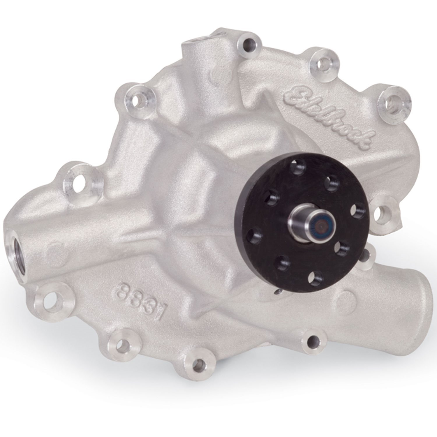 Victor Series Satin Aluminum Water Pump for 1968-1972 AMC 290-401 with Short Style Pump