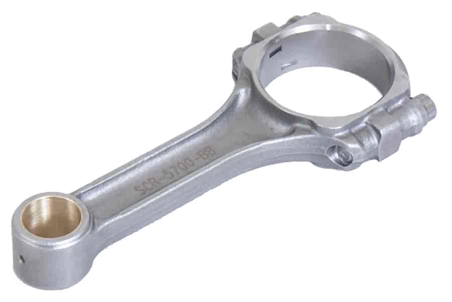Eagle SIR5700BB-1: Small Block Chevy 5.700 in. Connecting Rod, Large 2.100  in. Crank Journal, Silicon-Bronze Pin Bushing, Forged 5140 Steel, 3/8  in. Capscrew Rod Bolt, 560 g.
