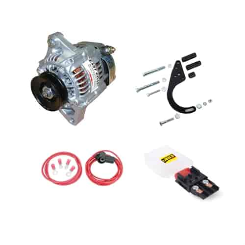 Ultra Mini 12V Alternator and Mount Kit for Small Block Chevy