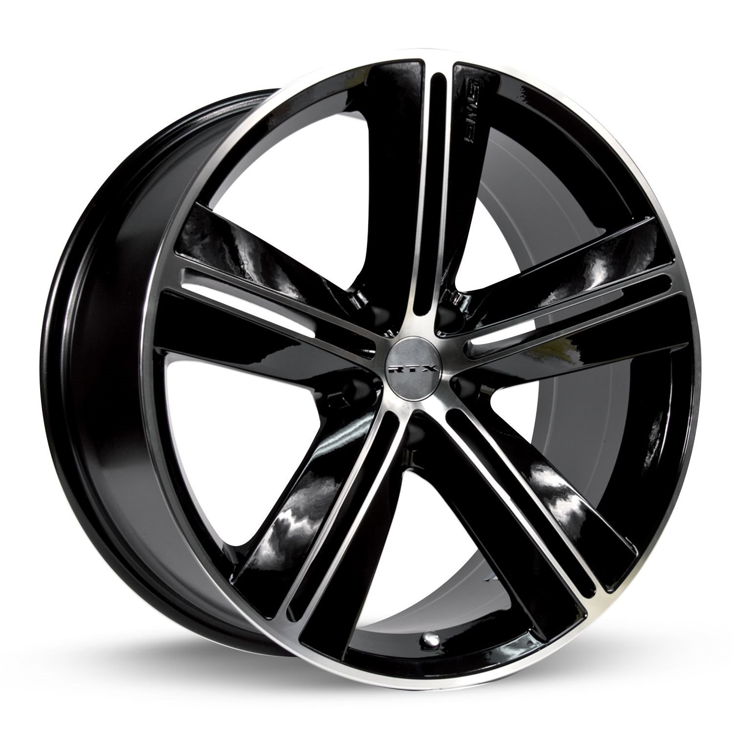 081085 RTX-Series SMS Wheel [Size: 17" x 7.50"] Black Machined Finish